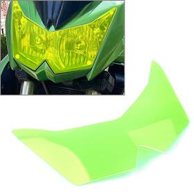Hukyu 612047823896 New Headlight Guard Shield Screen Green Lens Cover For Kawasaki Z750 Z750r Z1000