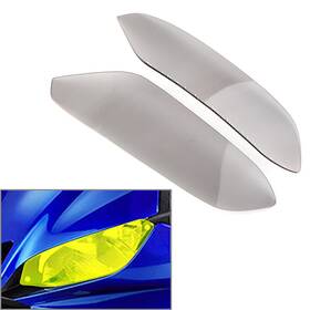 Hukyu 612047942146 Smoke Front Headlight Guard Shield Screen Lens Cover For Yamaha Yzf R3 R25 18-21