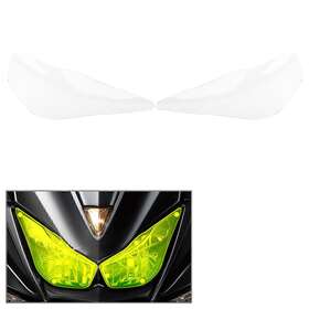 Hukyu 612048525164 2 Pcs Front Headlight Guard Shield Screen Lens Cover For Honda Force 155 2016-21