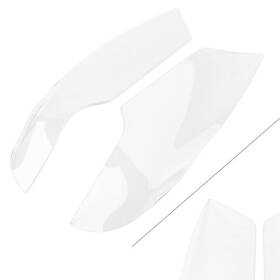 Hukyu 612048538263 Front Headlight Guard Shield Screen Clear Lens Cover For Yamaha R25 R3 2012-2017