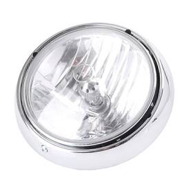 Hukyu 612063684679 5.1x8.4 Inch Headlight Front Round Head Lamp For Harley Street Glide Aluminum