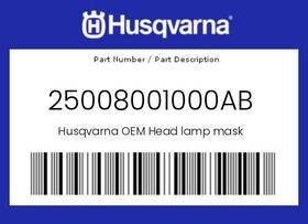 25008001000ab Husqvarna Genuine Head Lamp Mask -