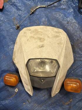 Cod-ho198 Husqvarna Te 310 - Stock Headlight Shroud Housing Blinkers Te310 Oem
