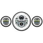 Hw167004-hw195205 Hogworkz Led Chrome Halomaker Headlight Kit With Halo Ring