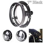 Hz40003b Hozan Led Headlight Black Trim Ring Mount Bracket For Harley
