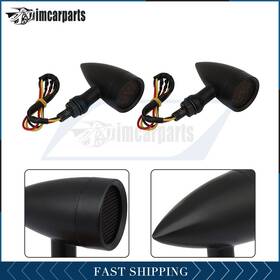 Im162369s01 Imcarparts 2x Motorcycle Led Bullet Brake/running Turn Signal Tail Light For Bobber Cafe