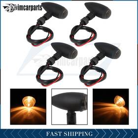Im835949s01 Imcarparts Fit For Motorcycle Custom Bike 4pc Mini Bullet Turn Signal Lights Amber Light Us