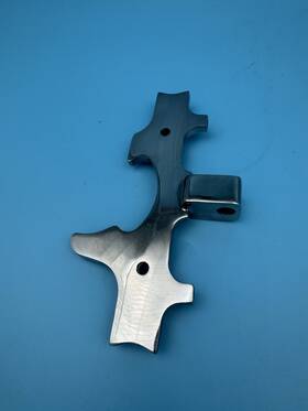 66-096 Indian Motorcycle-gilroy Chief Vintage Chrome Headlight Mount Bracket