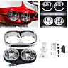 Isn0959311 Tsif Led Dual Headlight With Angel Eye Bracket For Harley