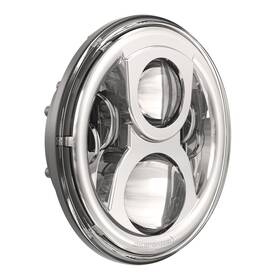 0554961 J&m 7 Inch Ev-2 Led Headlight - Chrome