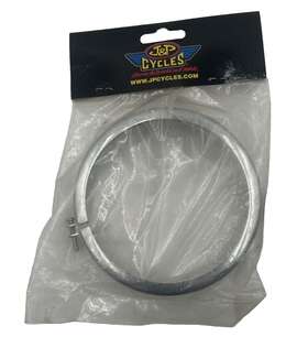 68725-62 J&p Cycles Jp Cycle For Harley-davidson Passing Lamp Bezel Ring Chrome With Screw