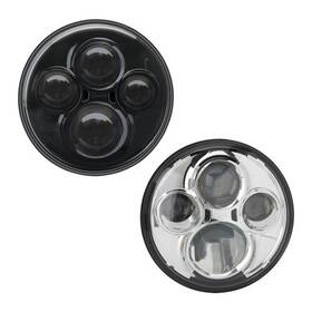 0550011 J.w. Speaker 12 24 V Ece Led Rht And Lht High Beam With Chrome Inner Bezel