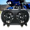 Jet-a404-flstc Black Led Headlight Headlamp Projector Beam Fit For 761780413441