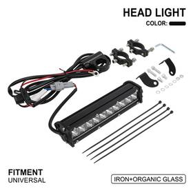 C181200121-d Jfg Racing Universal Headlight Light Bar Kit For 7/8ftft Handlebars Dirt Bike Minibike