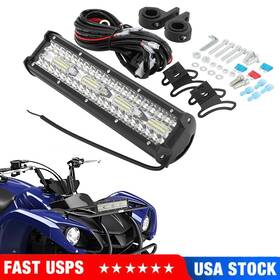 C18120013-d Jfg Racing 12 Inch 240w Led Light Bar For Atv Trx 400ex 250 350 Rancher Foreman Raptor Grizzly