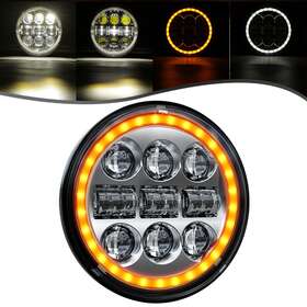 6030d Jklite-8 5.75 Inch Led Headlight With Drl For Sportster 72 Xl 1200 883 Xl1200c Xl1200x