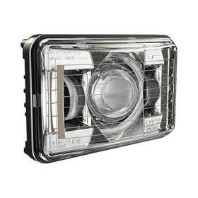 0551781 Jw Speaker J.w. - 4x6 Inch Rectangular Chrome 8800 Evolution 2 Projector Led Headlight