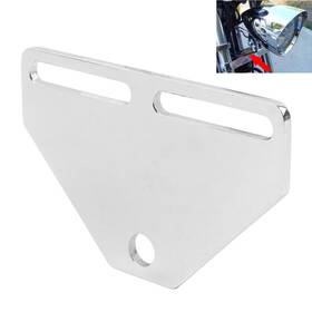 Kabusikikaisya-kawausa 550725389435 Bottom Mount Headlight Bracket Adapter For Harley Cruiser Chopper Touring Chrome