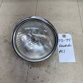 Kawasaki 23006-020 73- 75 Mc1 Headlight Assembly Glass Housing Bezel Wiring