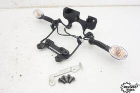 23062-1308 Kawasaki 21-23 Klx300 Klx300sm Oem Front Head Light Mount Bracket Turn Singals