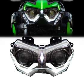 X002qt0q4t Kawasaki Kt Full Led Headlight Assembly For Z900 2020 Emark Certification