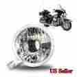 Knockoffparts005726 Kno Hid Compatible For Harley 1pc 7 Round Usa Projector Light Bucket Led T10 White H6014-h6024-glass-lens-high-low-bulb-motorbike-jdm