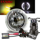 Knockoffparts009061 Kno White Led Signal For Harley Round Proj Headlight Bucket