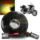 Knockoffparts009194 Kno Glass Lens Round Black Projector Headlight Bucket Diy Hid