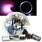 Knockoffparts009208 Kno White Led Halo For Harley Round Reflector Headlight Bucket