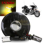 Knockoffparts009219 Kno For Harley Round Black Projector Headlight Bucket Diy Upgrade Knockoffparts009219 Kno For Harley Round Black Projector Headlight Bucket Diy Upgrade