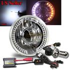 Knockoffparts0128346 Kno White Amber Drl For Harley Round Projector Headlight Bucket