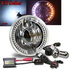 Knockoffparts0128352 Kno White Amber Drl Round Clear Projector Headlight Bucket Diy