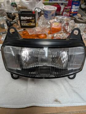 110-31076 Koito Nos Motorcycle Headlight/lamp Part #110-31076 Sae 90 Dot H4 12v 60/55w