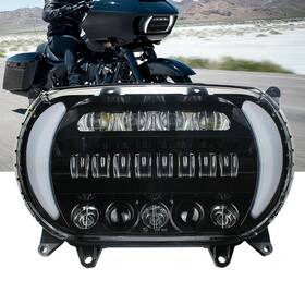 Rdg01 Kuqiqi Road Glide Led Headlight Turn Signals Motorcycles Daytime Running Side Lights