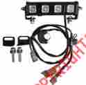 Lw1-m1kxf-10 Kx450f Lottworx Led Single Light Bar Headlight Kit And Wiring Harness Kawasaki Kx250f