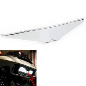 Lbox 550721380719 Abs Headlamp Headlight Eyebrow Eyelid Trim Fit For Harley Road Glide Fltrx Fltru
