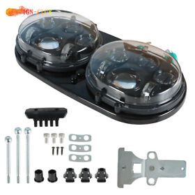 Icc1878156 Led Dual Head Light Projector Lamp Fit For 2004-2013 Fltr Road Glide Black