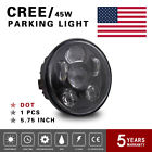 45whi-lo Led Projection Headlight Beam Parking Light For Sportster Dyna Ledlight