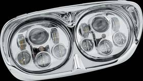 Letric Lighting Co 810088721427 Llc-lrhp-cc Led Headlight Chr/chr Fltr 98-13