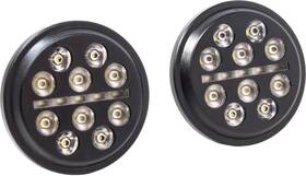 Letric Lighting Co. 810088721540 Llc-lpl-bs 4.5 Inch Passing Lamp Led Inserts Buck-shot Style