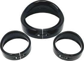 Llc-7hpb-bk Letric Lighting Frenched Headlight Visor Kit Black