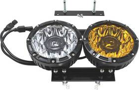Llc-db7-yc Letric Lighting Dual Led Offroad Headlight Kit 7 Inch Black #llc-db7-yc