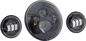 Llc-lhk-7b Letric Lighting Universal Led Headlight With Passing Lights Black