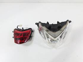 1234567 Lifan 2018 King Power Racing Kpr200 Headlight Head Light Lamp And Taillight Set