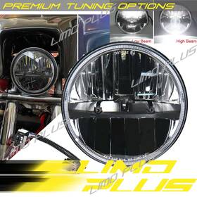 Ed184 Limo Plus 7 Inch Round Led Headlight For Harley Touring Flht Flhr Flhx Electra Glide Upgrade