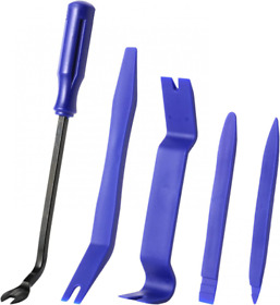 Livtee-plp-5050-1w Liv Tee 5 Pcs Auto Trim Removal Tool Kit Interior Door Panel Clip Blue