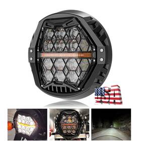 Lx-light 640486247775 For Harley Electra Glide Road King Classic 2025 Newest 7 Inch Halo Led Headlight Dot