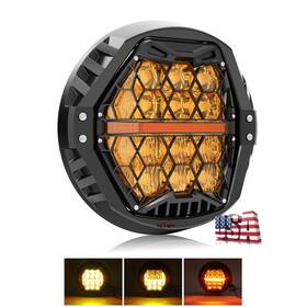 Lx-light 692090994880 For Harley Street Glide Flhx Electra Flht Brightest 7 Inch Round Led Headlight