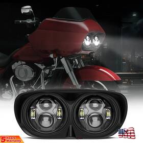 Lx-light 762891744141 5.75ftft Dual Led Headlight For Harley Touring Road Glide Efi Fltri Fltr 1998-2013