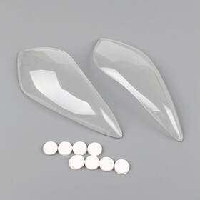 Lens-121-clear Madhornets Headlight Lens Cover Shield For Kawasaki Zx6r 2009-2011 White Us